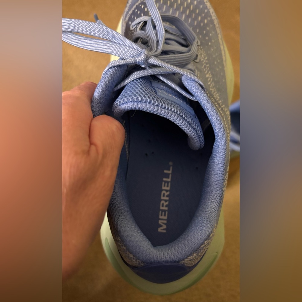 Merrell Women’s Cornflower Blue Morphlite Tennis Shoes - Picture 6 of 10